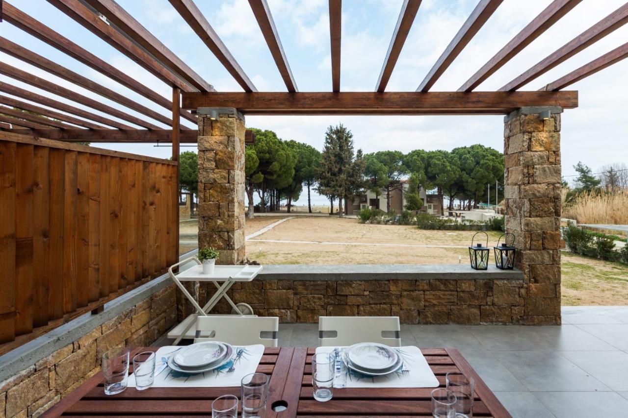#Flh - Amalthia & Αthena Beachfront Houses In Pefkohori Dış mekan fotoğraf